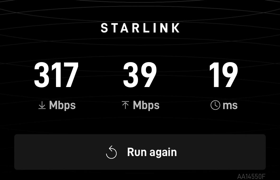 Starlink Wholesale — Speed Test Dashboard